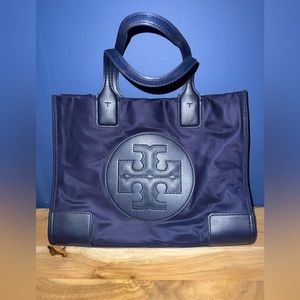 Tory Burch Ella Small Tote - Navy